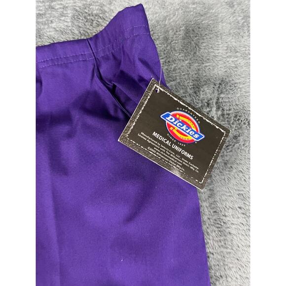 Dickies Medical Scrubs Pants Purple Medium NWT Unisex Healthcare Uniform - Picture 5 of 10
